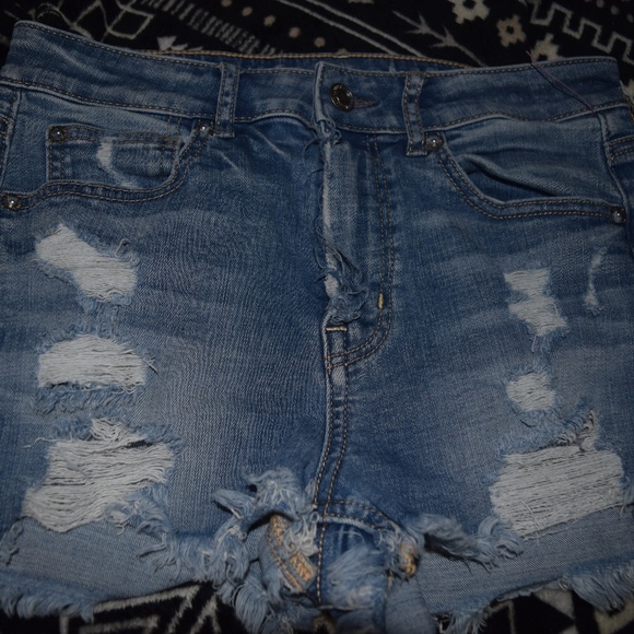 AE Super High Rise Stretchy Shorts - Picture 1 of 5